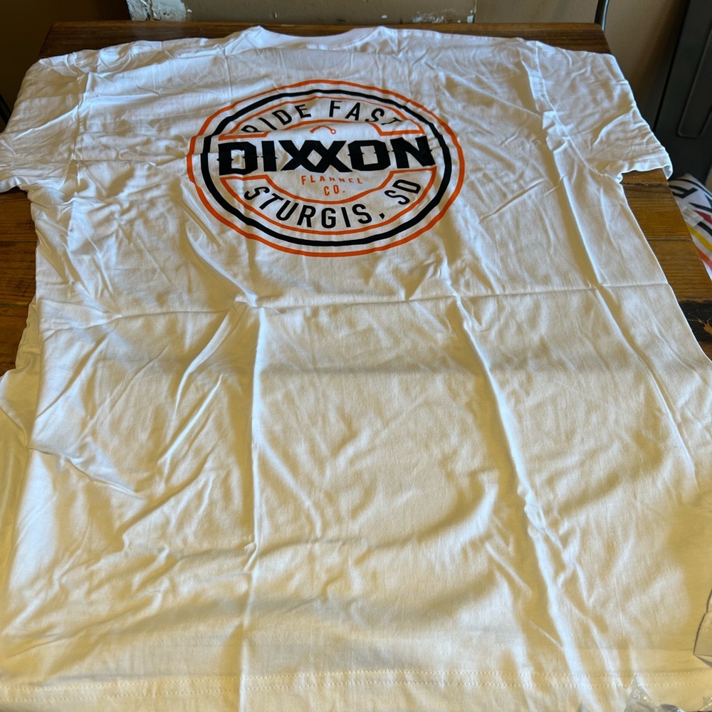 DIXXON White and Black Sturgis T-Shirt